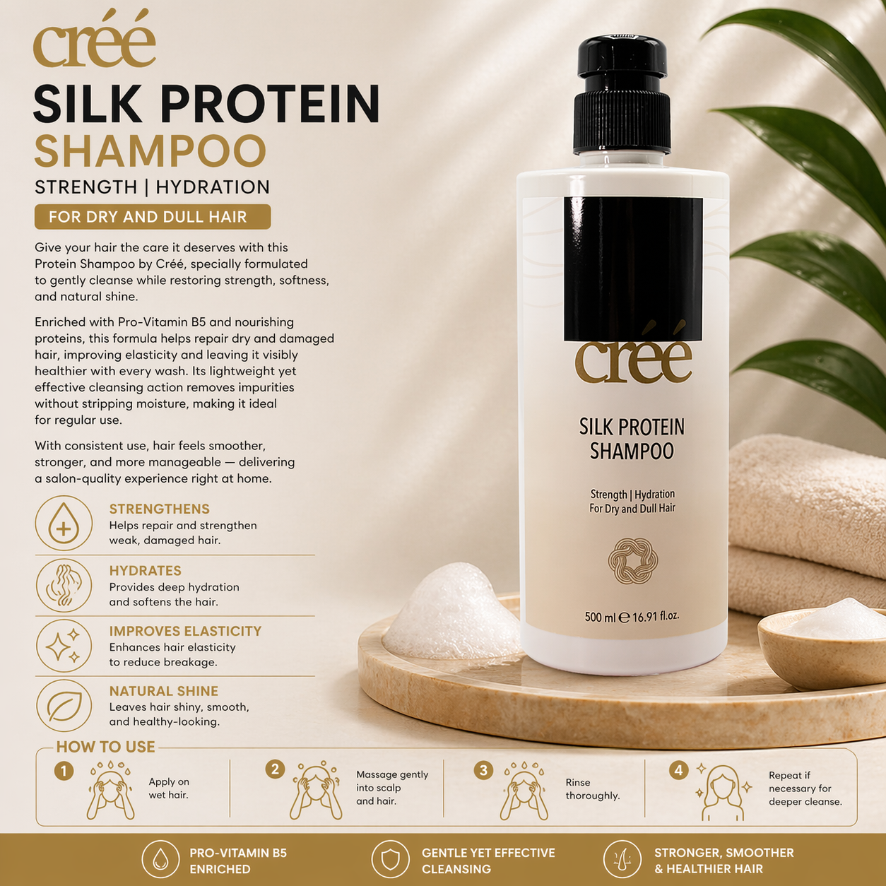 Créé Silk Protein Shampoo