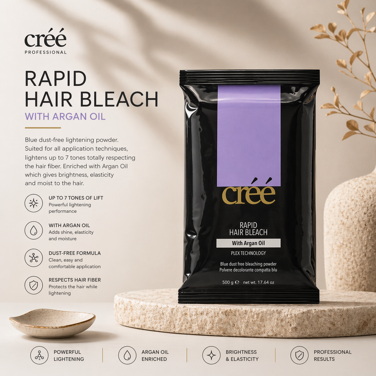 Bleaching Powder Violet 500g~17.64oz