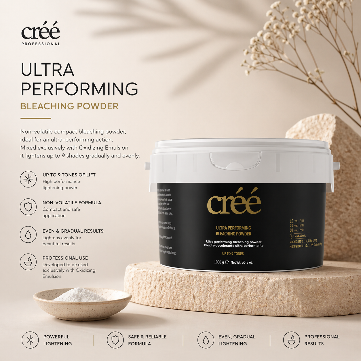 Ultra Performing Bleaching Powder 1000g