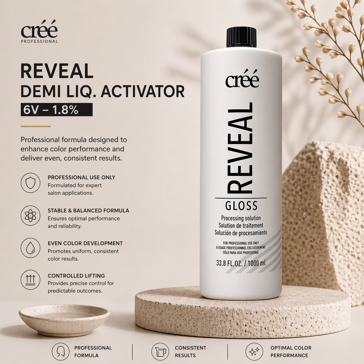 Créé Reveal Demi Liquid Activator