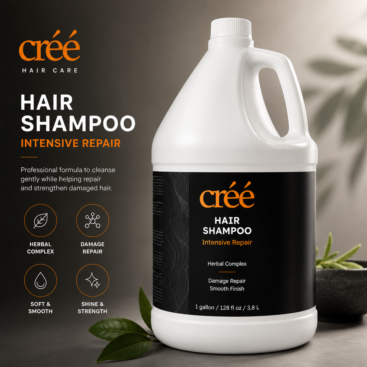 Créé Hair Shampoo-Intensive Repair
