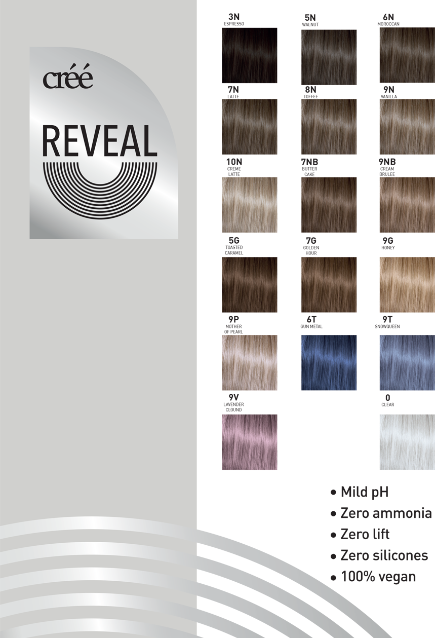 Créé Reveal Color Chart